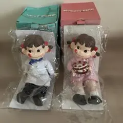 水森亜土 ソフビマスコット 2体セット ワンピース デニム - メルカリ