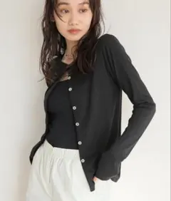 ジャーナルスタンダード miller リブカーディガン