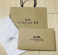 ★ COACH コーチ　紙袋 ショップ袋 ギフトボックス 保存袋　箱　長財布用
