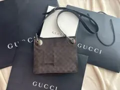 つ*る様 【希少】正規品 オールドグッチ Gucci　ショルダーバッグ　男女兼用