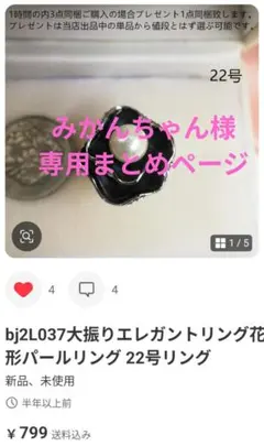 みかんちゃん様専用まとめページ
