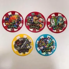 バンダイ　BANDAI　妖怪ウォッチ　妖怪メダル　メダル　5枚セット