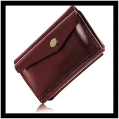 ［訳アリ］ 財布 メンズ コンパクト ミニ財布 ボルドー