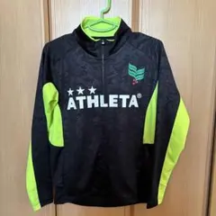 ATHLETA 限定版ジャージ S 黒/蛍光イエロー