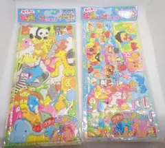 カミオジャパン 平成レトロ 当時物 わくわく ぴったんこ シール 2セット