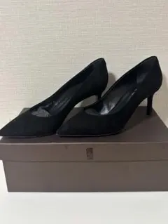 Louis Vuitton ルイヴィトン パンプス スエード ブラック 黒
