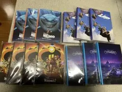 ハッピーくじ　ディズニー　H賞ポストカードブック4種　13点まとめ売り