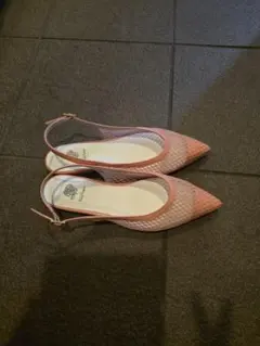 Emma Francis メッシュ スリングバック サンダル ピンクのサムネイル