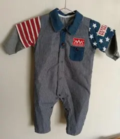 ロンパース 薄手 アメリカン 70-80サイズ
