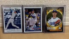 大谷翔平 Topps 3枚セット ドジャース