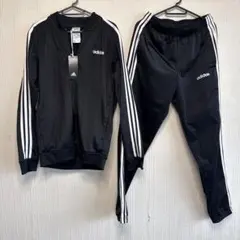 adidas ジャージ 上下セット ブラック