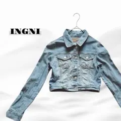 イング INGNI デニムジャケット Gジャン ショート丈 アウター 秋6214