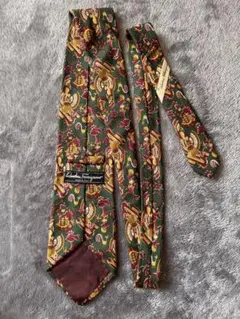 Salvatore Ferragamo ネクタイ グリーン 総柄のサムネイル