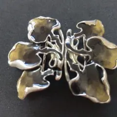 花モチーフ バックル