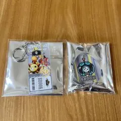 ワンピース ブルック ホログラムアクリルキーホルダー アクリルブロック