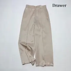 名品✨美品 Drawer ドゥロワー カルゼフロントステッチパンツ　近年モデル