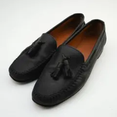 サルヴァトーレフェラガモ 7 24.0 タッセルローファー ブラック/LD45