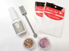 マグネット　ネイル　5micron マグネット 30　フレンチガイドシール　ホロ