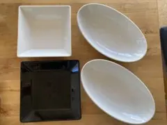 ARABIA NERO 8枚セット ARABIA Nero スクウェアディッシュ 10cm / valkoinen（ホワイト） |