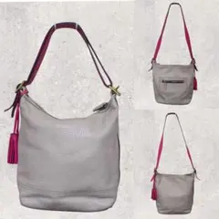 コーチ レザー ショルダーバッグ レガシー ワンショルダー バッグ ベージュ