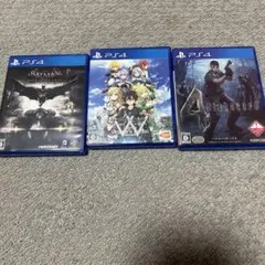 PS4 ゲーム 3本セット バットマン SAO バイオハザード