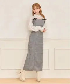 apres jour ダブルリボンキャミワンピース