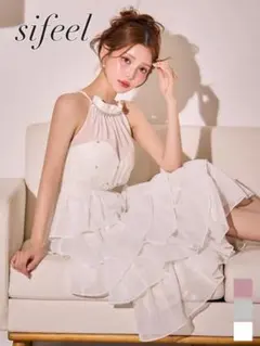 Jewels 【sifeel/シフィール】アメスリティアードワンピースドレス