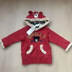 DOUBLE.B クマのフード付きトレーナー