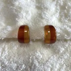 鼈甲　イヤリング