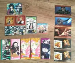 鬼滅の刃シールとカードまとめ売り