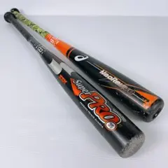 少年軟式用バット アシックス SSK 78cm 2本まとめ売りセット