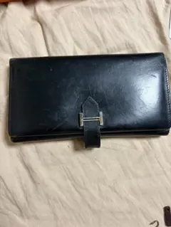 HERMES ベアン 長財布 ブラックのサムネイル