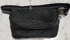 N3941 GUCCI GGキャンバス ウエストポーチ ボディバッグ - メルカリ