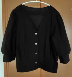 DRESSTRRIOR 透感ブラウス　黒　38