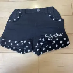 BABYDOLL 水玉裾 ショートパンツ 90