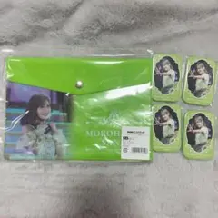 諸橋沙夏 DMMスクラッチ くじ 缶バッジ フラットポーチ =LOVE イコラブ