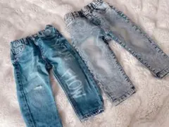 ZARA デニム　パンツ 18-24ヶ月 90cm 2着セット