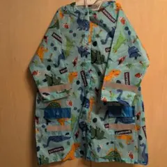 恐竜柄 フード付きレインコート（袋なし）