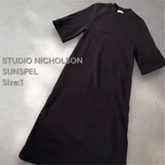 【極美品】スタジオニコルソン × サンスペル コラボ スウェットワンピース 1のサムネイル