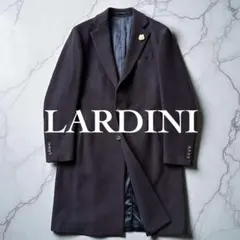 美品 LARDINI チェスターコート ネイビー 近年モデル 50
