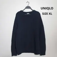 UNIQLO　ユニクロU　ユニクロユー　ラムウール　クルーネックセーター　格子柄