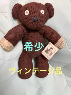 希少・公式】 ミスタービーン くま ぬいぐるみ テディベア マフラー