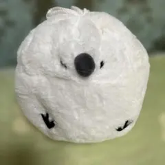 シマエナガ ブランケット入りぬいぐるみ巾着　ねむねむ