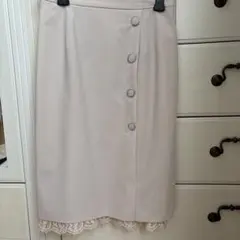 新品　PROPORTION レース付きスカート