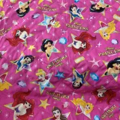 生地　ハギレ　余り布　213 ディズニープリンセス/キルティング