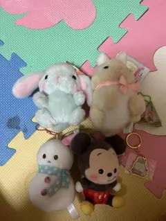 ぬいぐるみ マスコット 4点セット まとめ売り