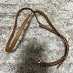 CASETiFY ブラウンレザー スマホショルダーストラップ