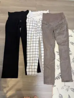 マタニティズボン　パンツ 3点セット S.M.Lサイズ