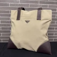 【8/8-9セール】 PRADA プラダ キャンバス トートバッグ 三角ロゴのサムネイル