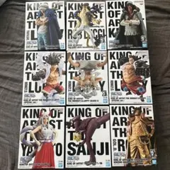 ワンピース KING OF ARTIST 9体セット ルフィ ヤマト ロジャー